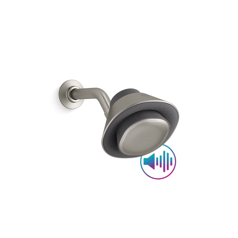 Moxie 1.75 GPM Single Function Shower Head with Bluetooth Technology