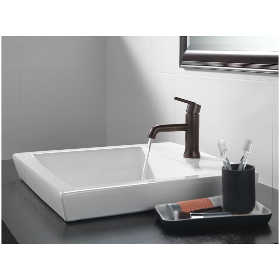 Trinsic 1.2 GPM Single Hole Bathroom Faucet with Metal Push Pop-Up Drain Assembly - Limited Lifetime Warranty