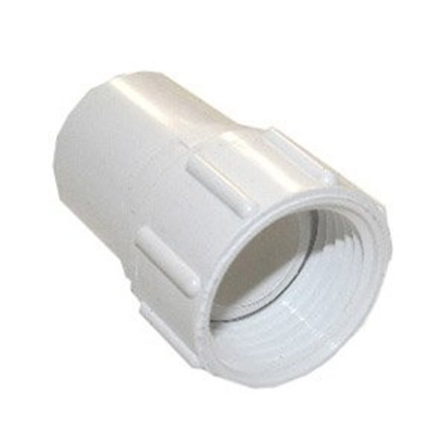 Adapter, 3/4 in, Female Hose Thread x Socket, SCH 40/STD, PVC