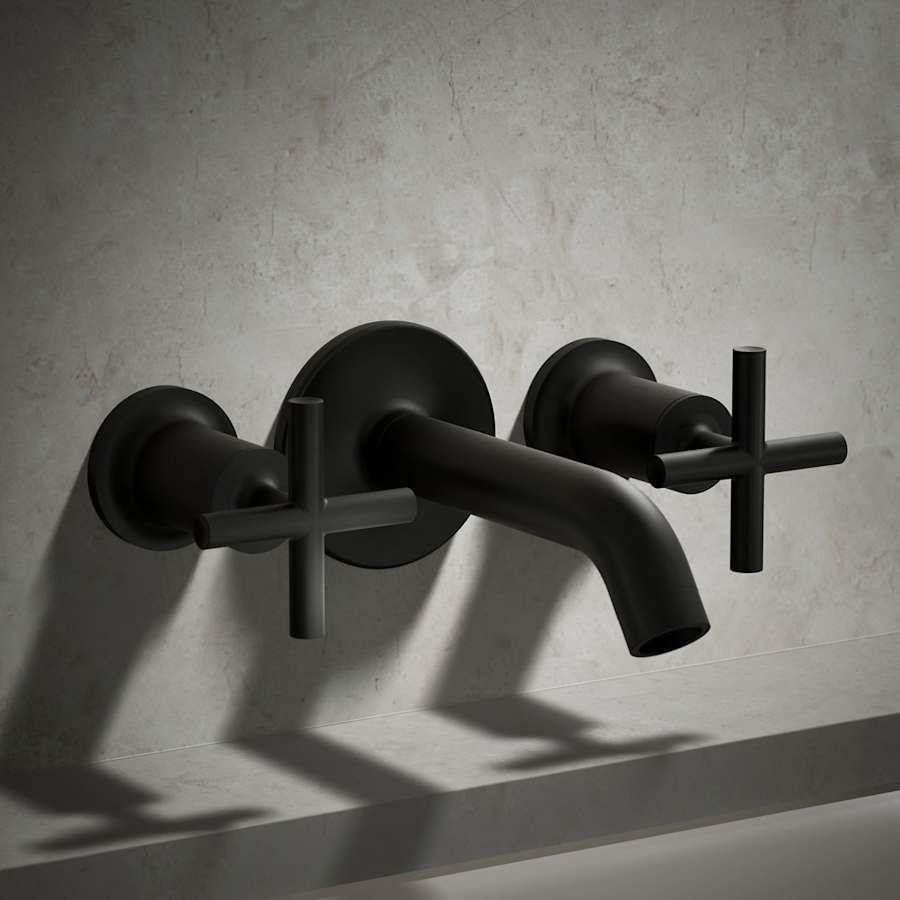 Purist Deck or Wall Mounted Cross Handles for Tub Faucet