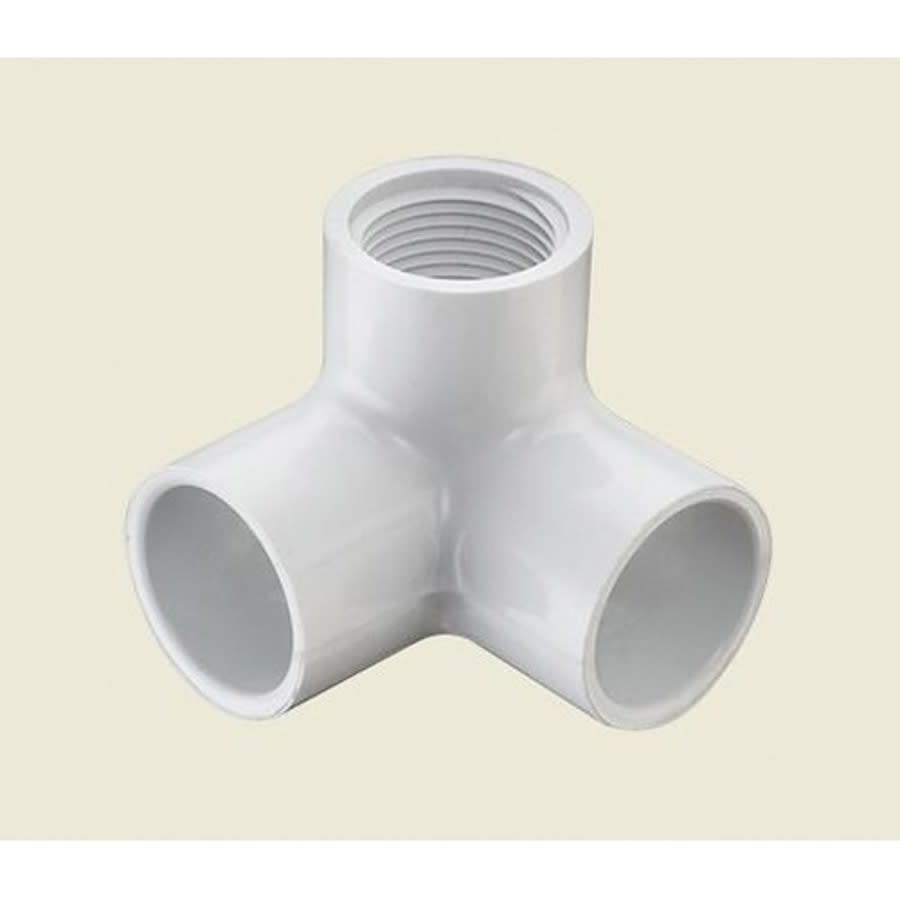 90 deg Elbow, 3/4 x 1/2 in, Socket x FNPT, SCH 40/STD, PVC