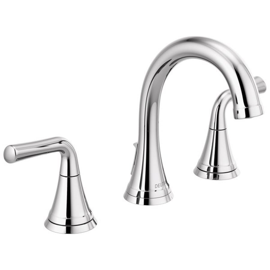 Kayra™ Widespread Lavatory Faucet, ADA, 2 Handle, 3-Hole, 1.2 gpm, Chrome