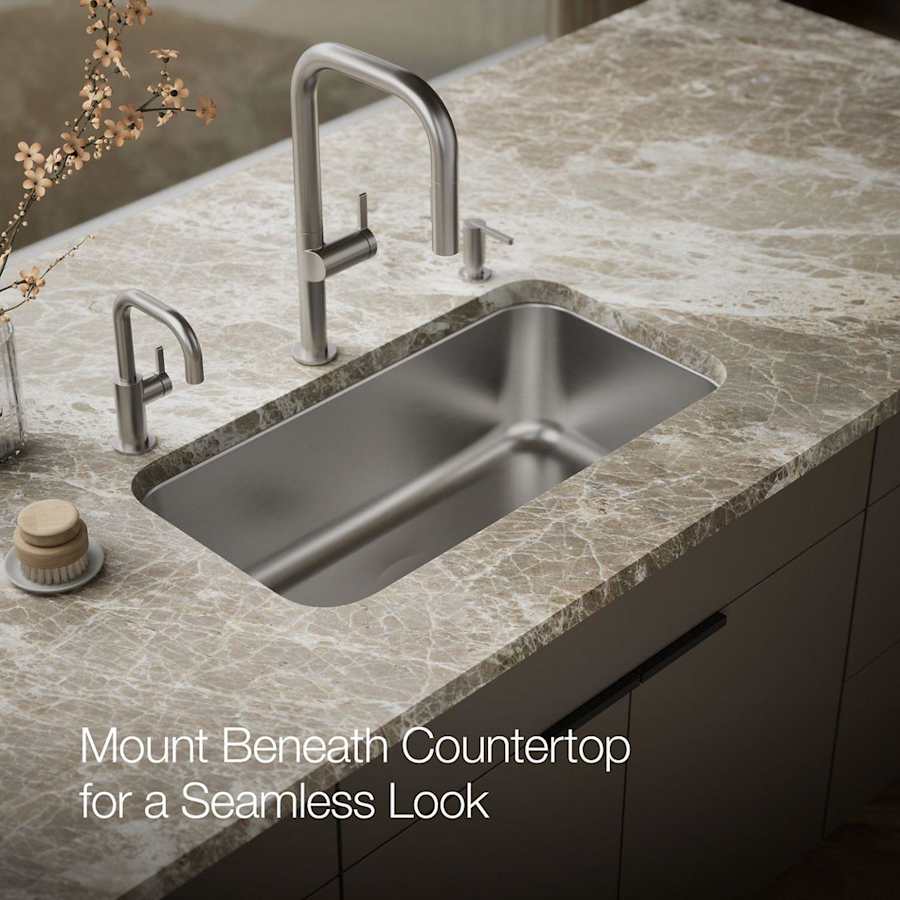 Undertone 31-1/4" Undermount Single Basin Kitchen Sink with SilentShield⢠Technology