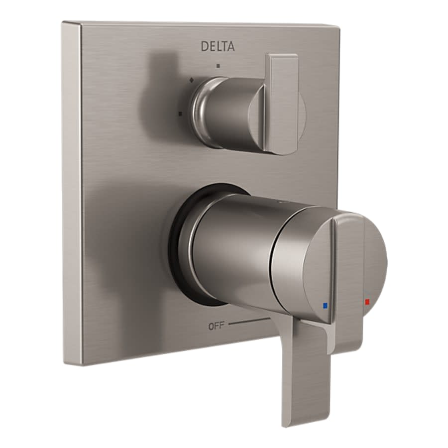 Ara 17T Series Thermostatic Valve Trim with Integrated Volume Control and 3 Function Diverter for Two Shower Applications - Less Rough-In