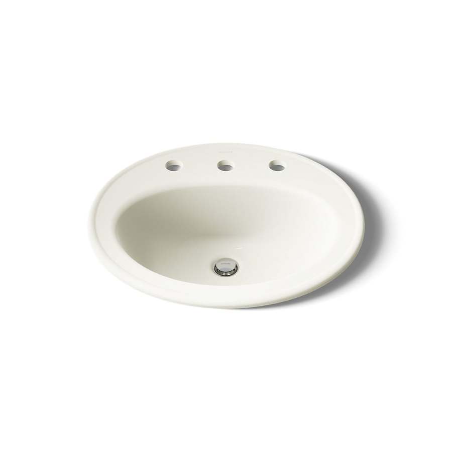 Pennington 16" Drop In Bathroom Sink with 3 Holes Drilled and Overflow