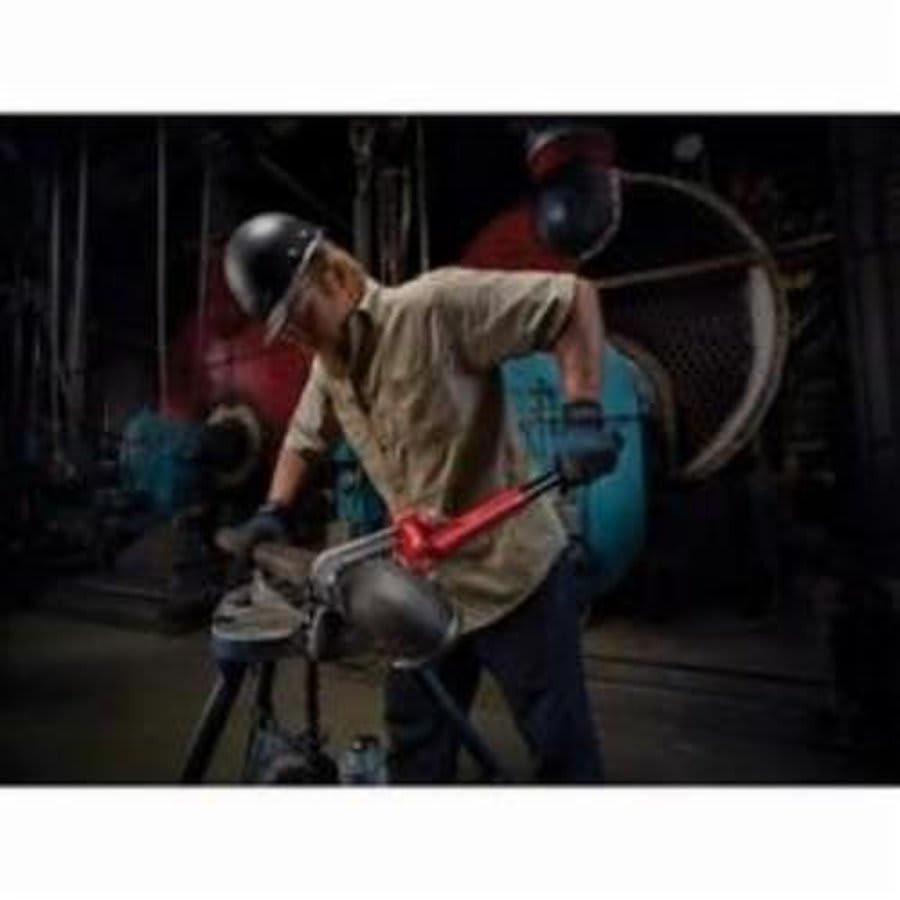 OVERBITE JAW Adaptable Pipe Wrench, 21.8 in OAL, Hook Jaw, Steel Handle