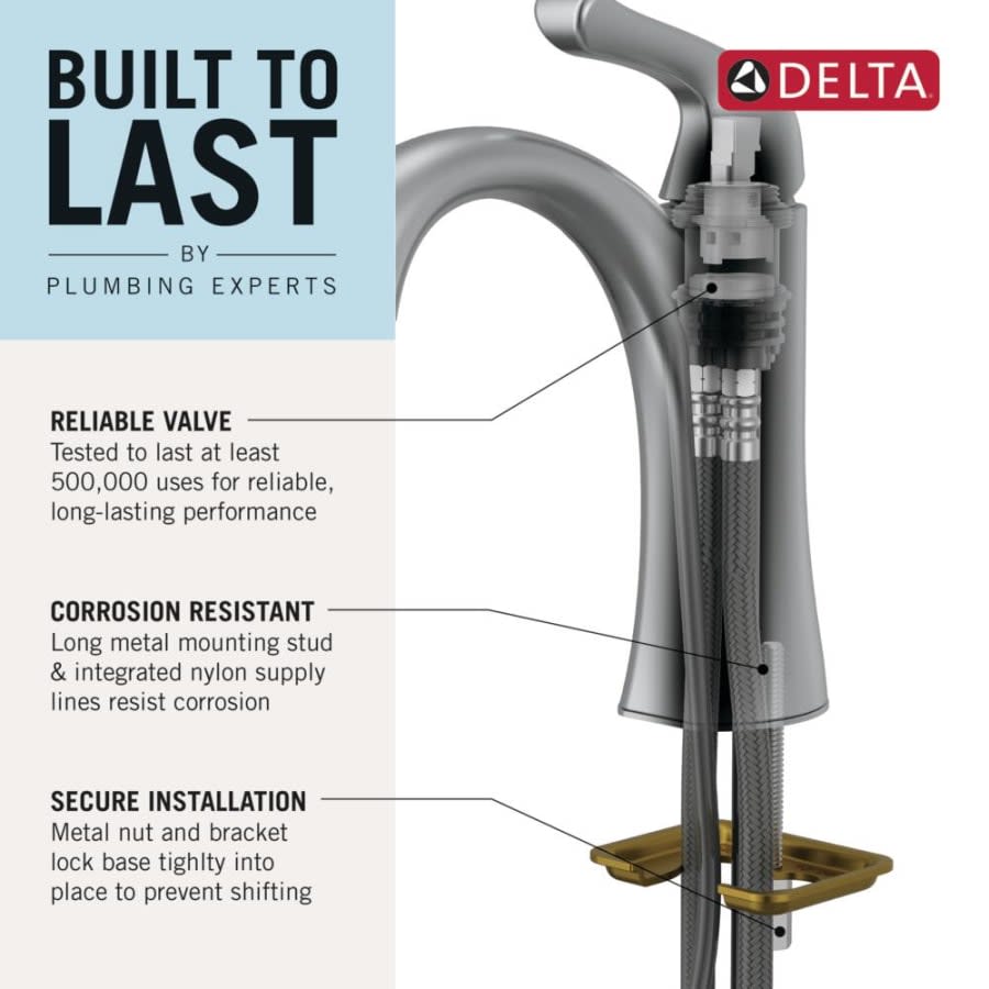 Modern 1.0 GPM Single Hole Bathroom Faucet with Push Pop-Up Drain Assembly - Includes Lifetime Warranty
