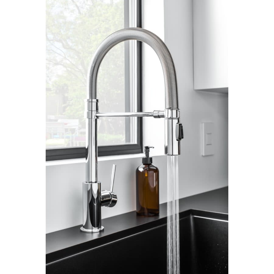 Trinsic 1.8 GPM Single Hole Pre-Rinse Pull Down Kitchen Faucet