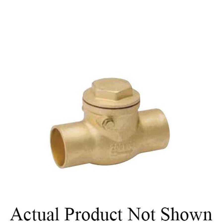 Swing Check Valve, 1-1/2 in, C, Brass