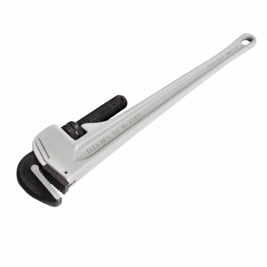 Straight Pipe Wrench, 1/4 to 3 in Pipe, 24 in OAL, Titanium Aluminum Alloy Handle