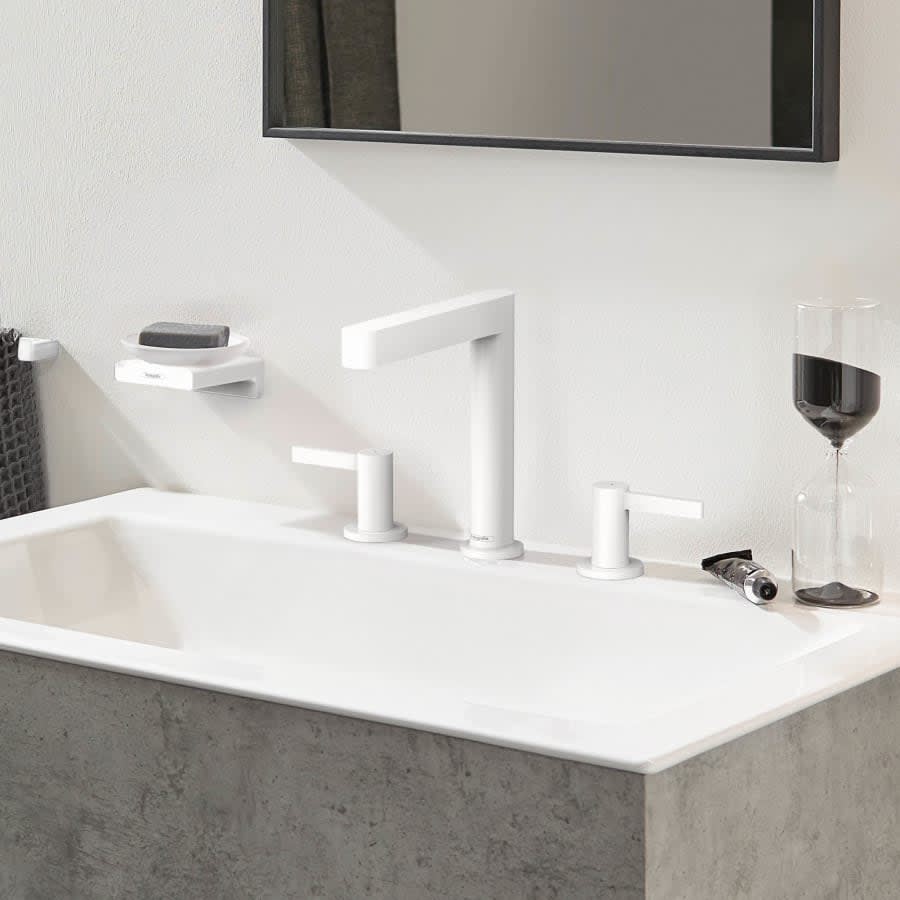 Finoris 1.2 GPM Widespread Bathroom Faucet Less Pop-Up Drain Assembly