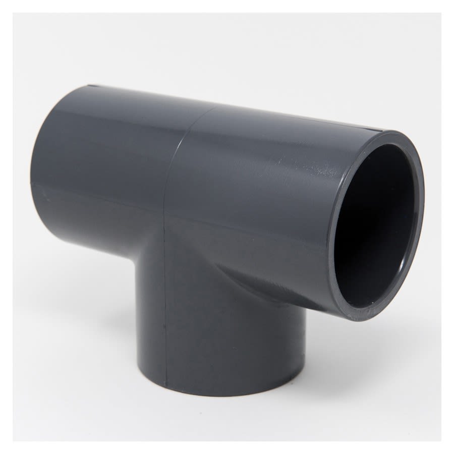 Tee, 6 in, Socket, SCH 80/XH, PVC