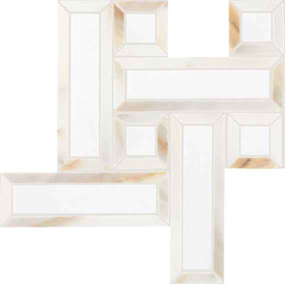 Gamma Bella Blend Basketweave 2 1/4X2 1/4 Polished