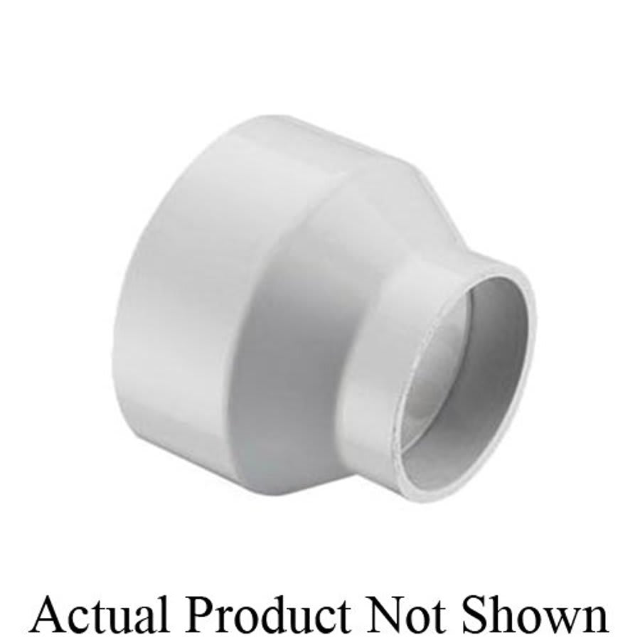 Reducer Coupling, 10 x 8 in, Hub, DWV, PVC