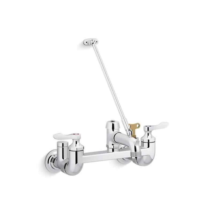Triton® Bowe® Utility Sink Faucet, Wall Mount, ADA, Lever Handle, Polished Chrome