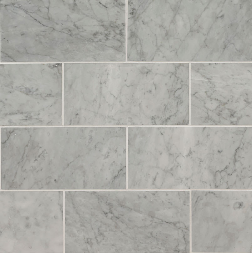 Carrara White Subway Tile