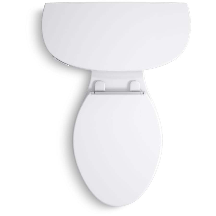 Kingston Comfort Height Complete Solution Two-Piece Elongated 1.28 GPF Toilet Includes Quiet-Close Toilet Seat