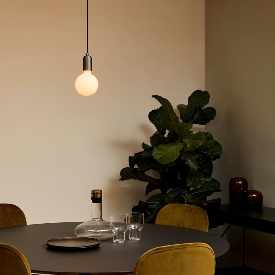 7W Light Bulb E26 Matte Porcelain G31 Sphere