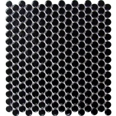 BG BLACK PENNY ROUND 12X12 MOS