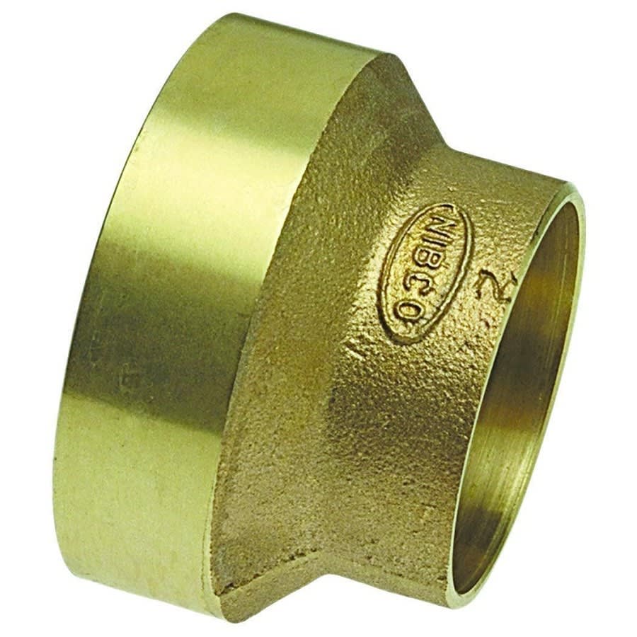 DWV Reducer Coupling, 4 x 3 in, C, Copper