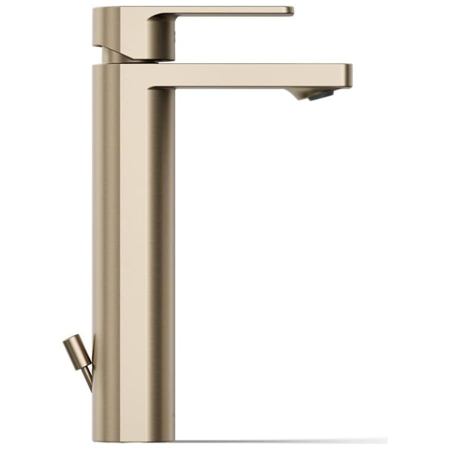 Parallel 0.5 GPM Single Hole Bathroom Faucet with Pop-Up Drain Assembly