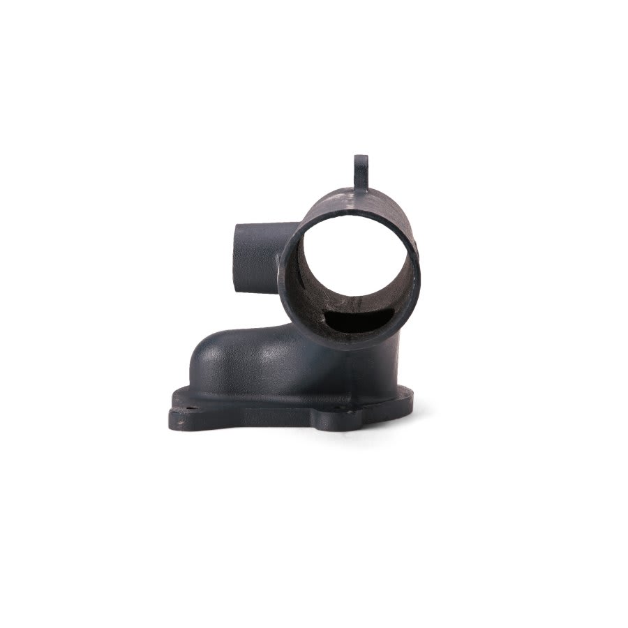 Horizontal Left Hand Closet Carrier Fitting, 4 in, 500 lb, Cast Iron
