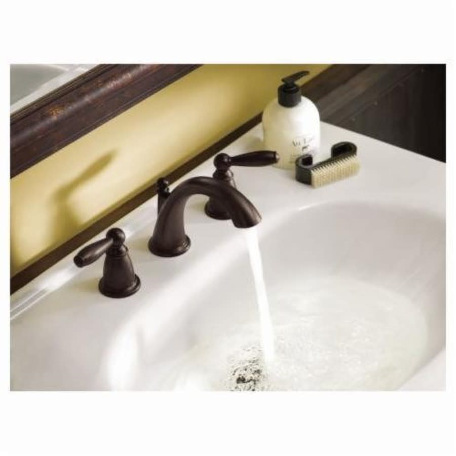 Brantford™ Widespread Lavatory Faucet, ADA, 2 Handle, 3-Hole, 1.2 gpm, Oil Rubbed Bronze
