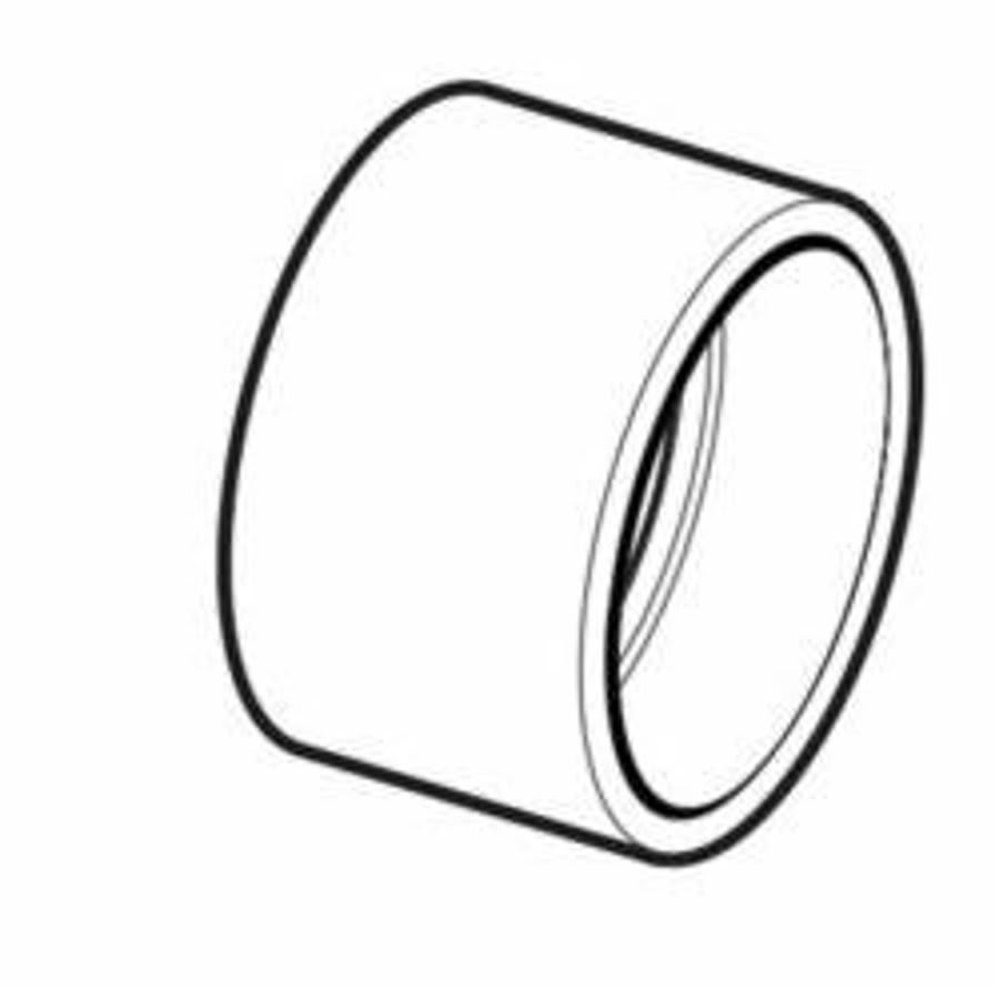 DWV Coupling, 6 in, Hub, ABS