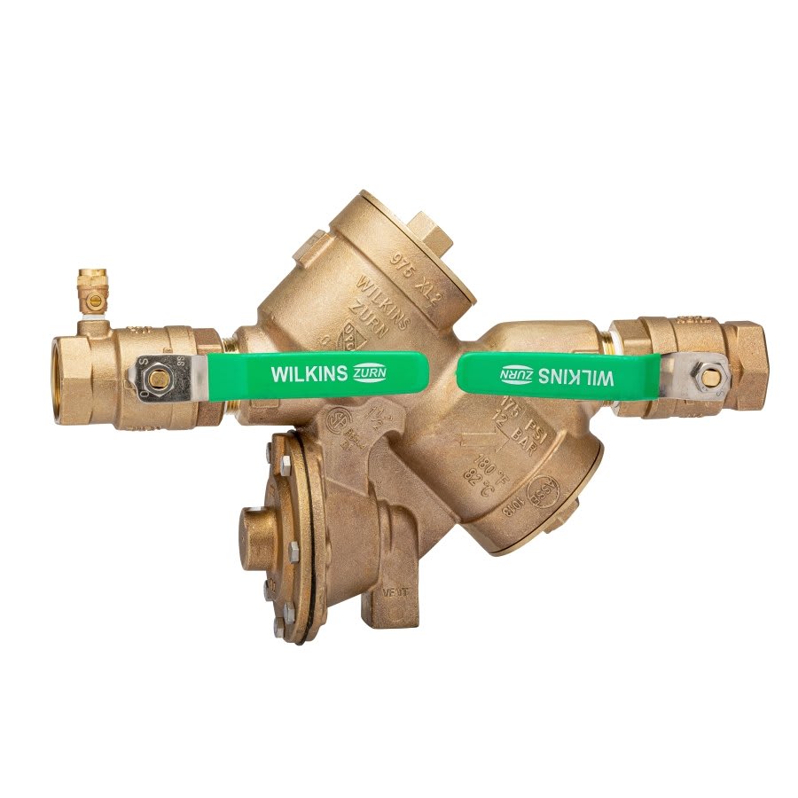 975XL2 Reduced Pressure Backflow Preventer, 1-1/2 in, FNPT, Bronze