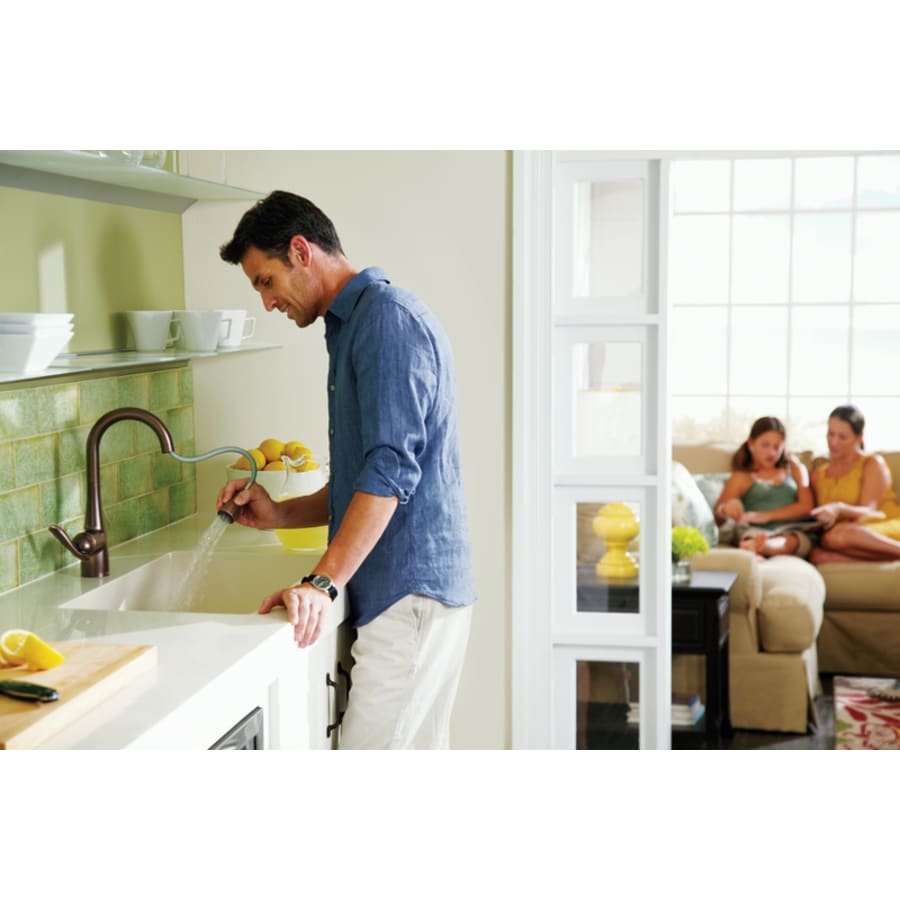 Arbor Single Handle Pulldown Spray Bar Faucet with Reflex Technology