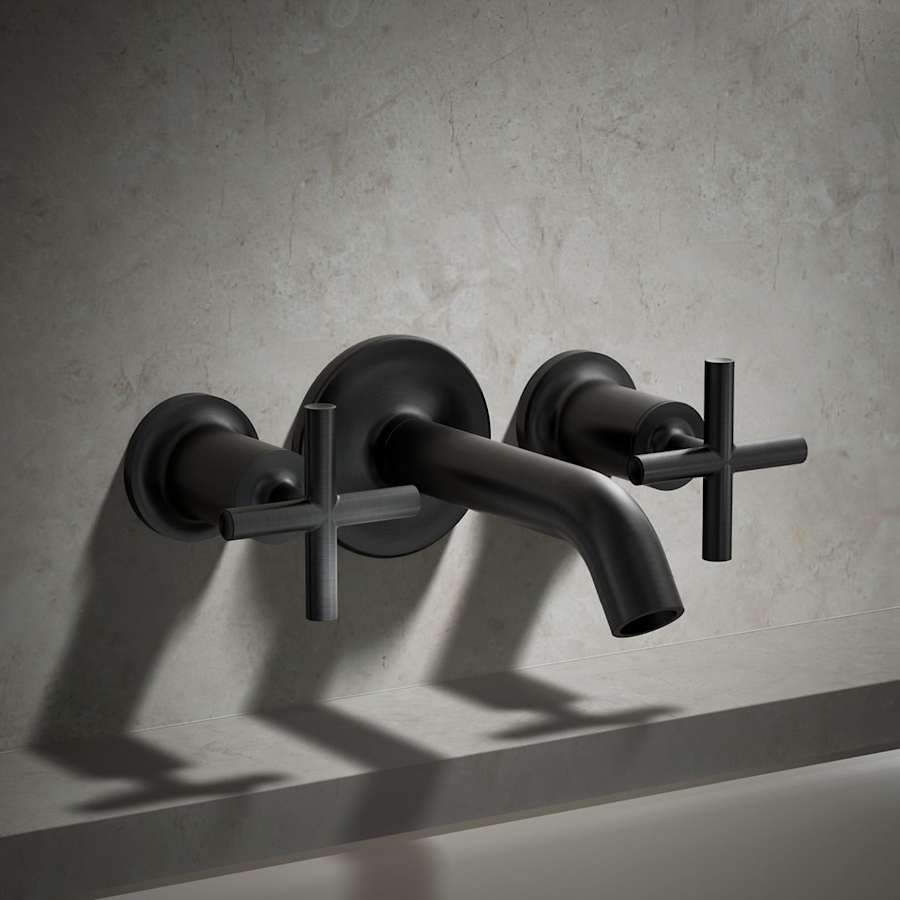 Purist Deck or Wall Mounted Cross Handles for Tub Faucet