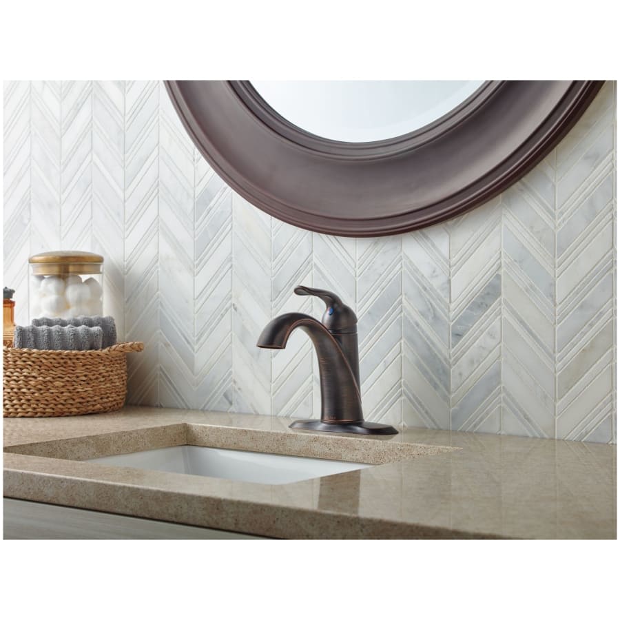 Lahara Single Hole Bathroom Faucet with Optional Base Plate - Includes Lifetime Warranty