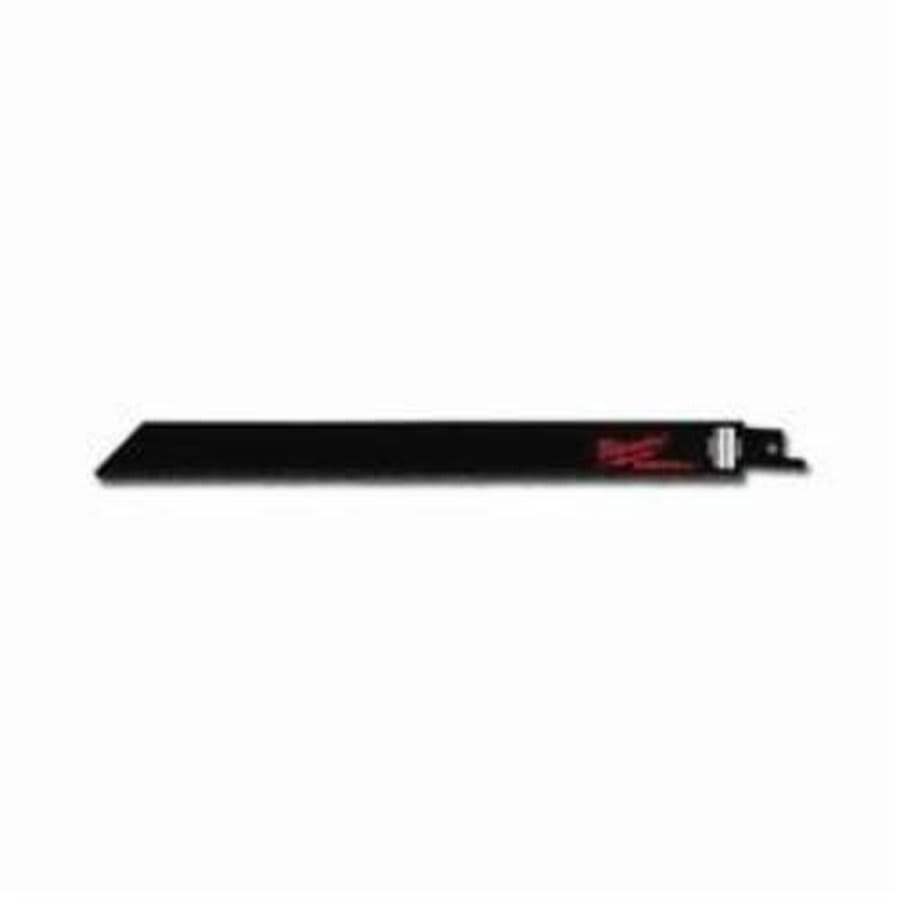 SAWZALL® Carbide Grit Reciprocating Saw Blade, 9 in L, 0 tpi, 0.039 in THK, 3-Pack