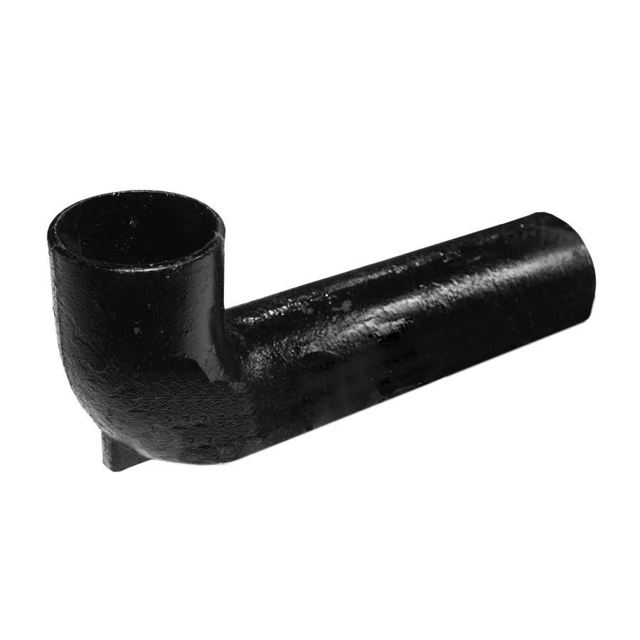 Closet Bend, 4 x 10 x 16 in, No Hub, Cast Iron