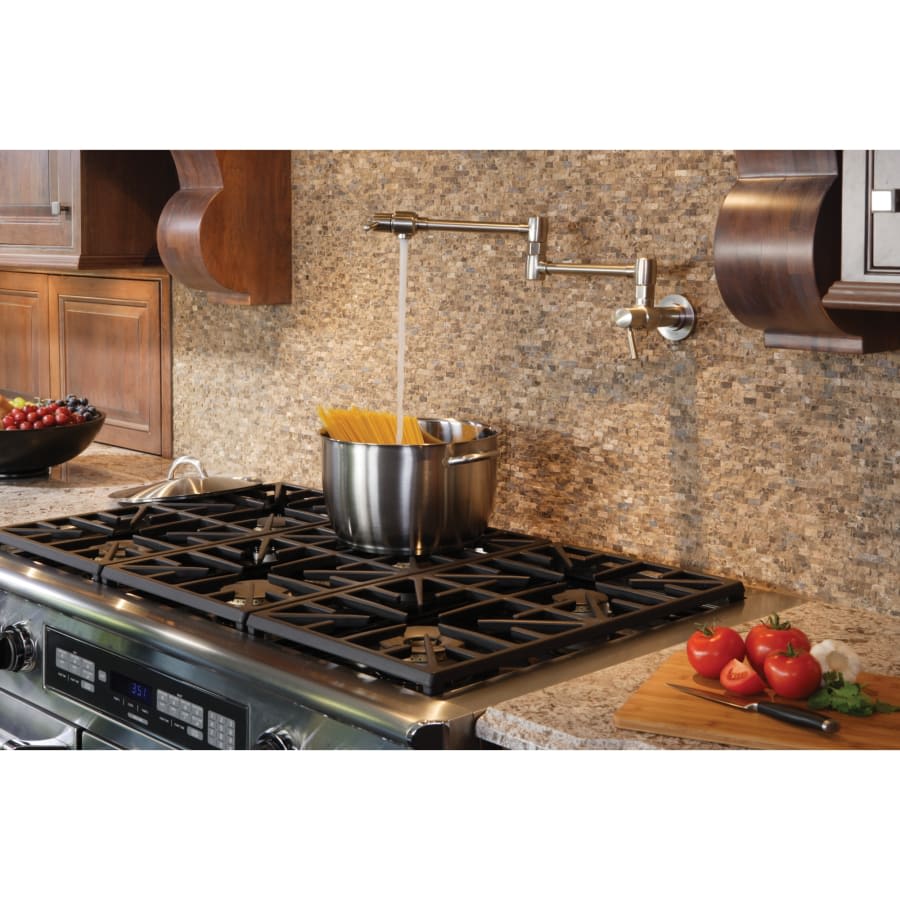 Euro 4 GPM Wall Mounted Single Hole Pot Filler Faucet