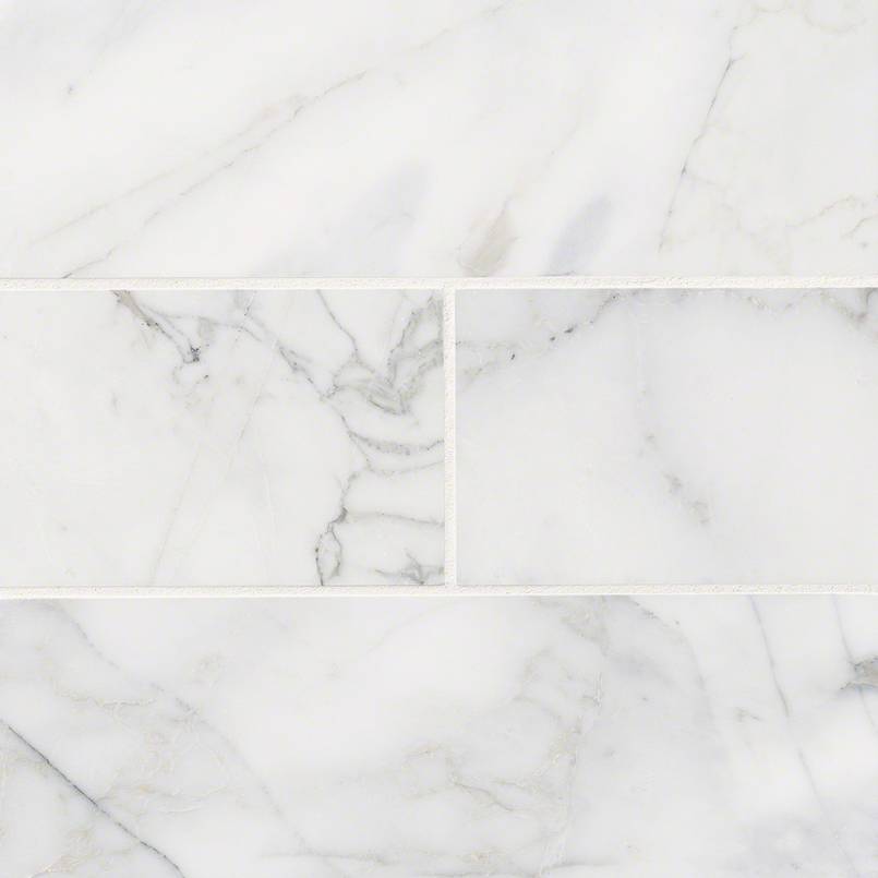 Calacatta Cressa Marble Subway Tile