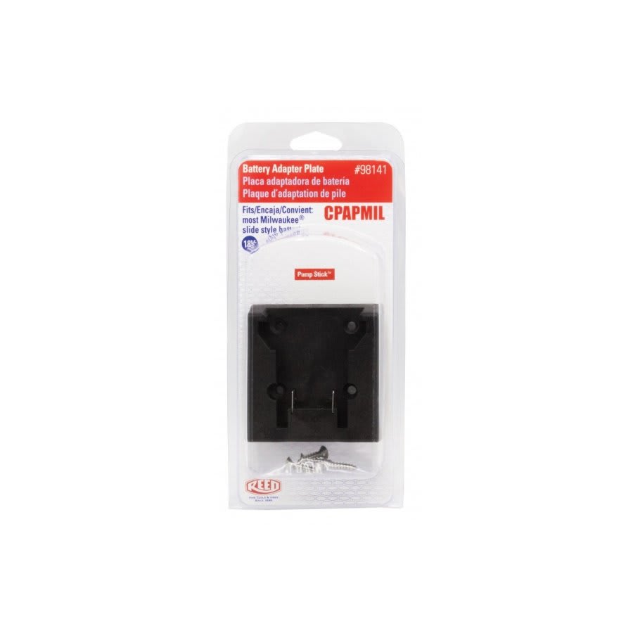 Milwaukee Battery Plate Adapter for Pump Stick 08140