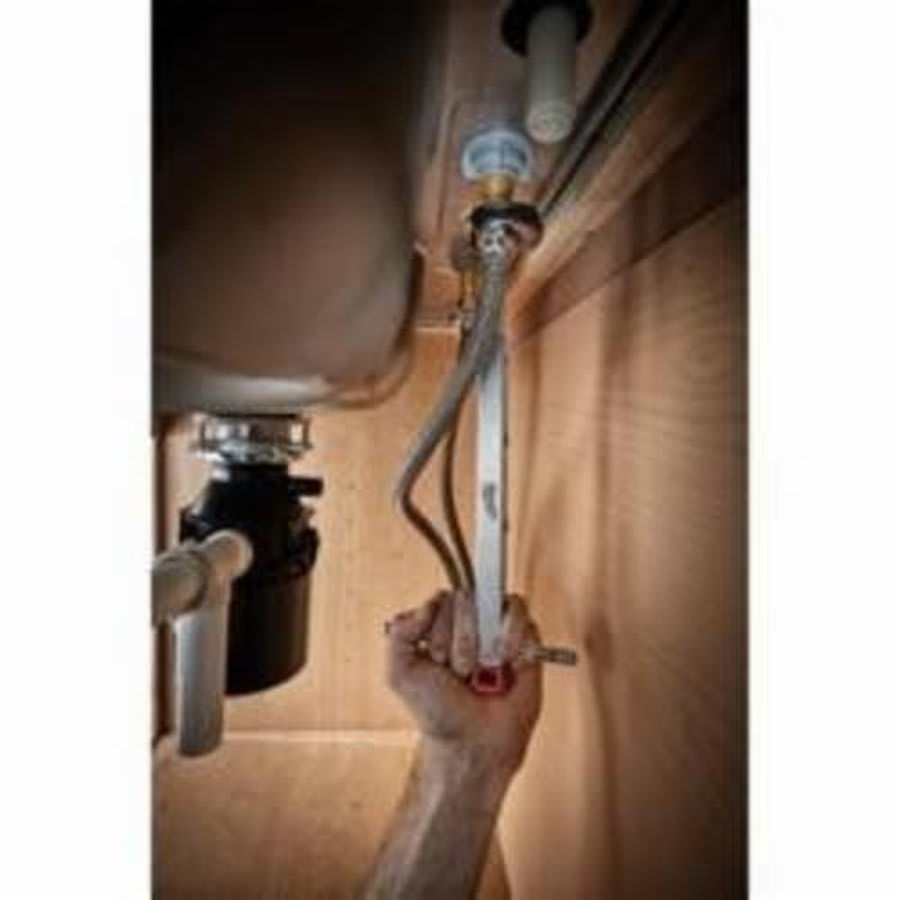 Adjustable Small Basin Wrench, 14.6 in OAL, 90 deg