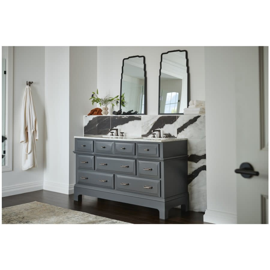 Levoir Widespread Faucet Tall Cross Handle Kit - Set of 2