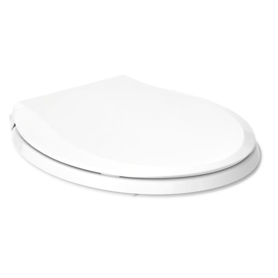 Cachet Round Toilet Seat with Quiet-Close, Grip Tight, and Quick-Attach