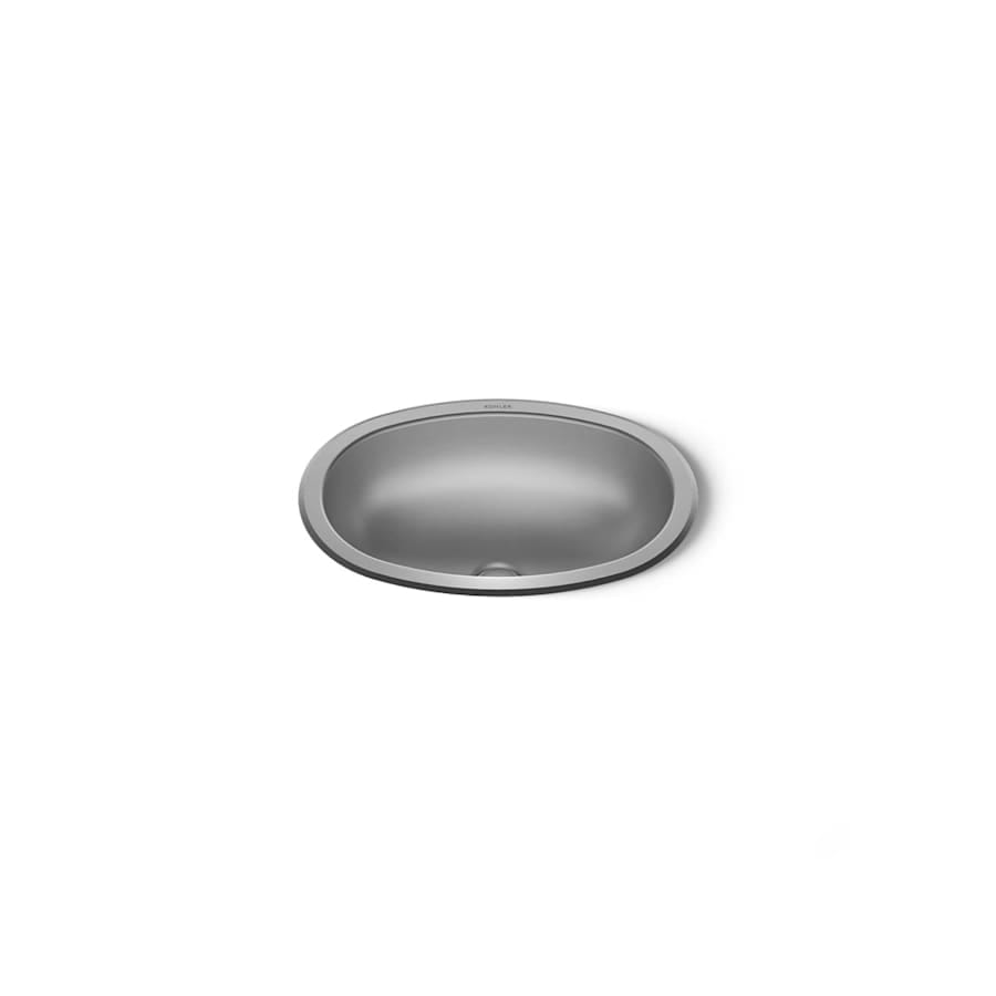 Bolero 15" Stainless Steel Drop In or Undermount Bathroom Sink