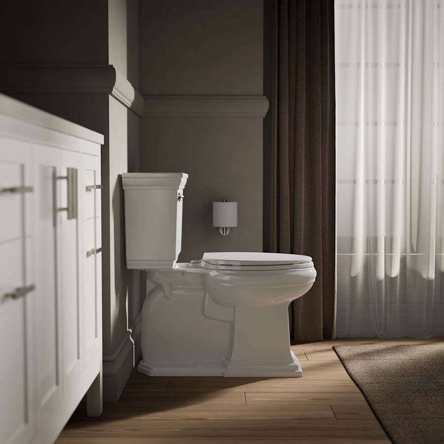 Brevia Q2 Elongated Closed-Front Toilet Seat with Quick-Release and Quick-Attach Hinges