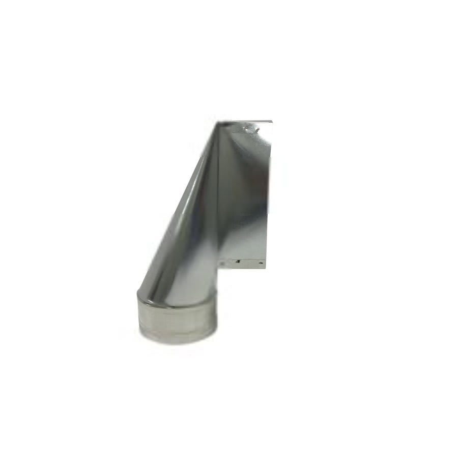 12 x 4 x 6 in 90 deg Short Side Register Boot, no PG with 6 in Extension Sealed, 30 ga