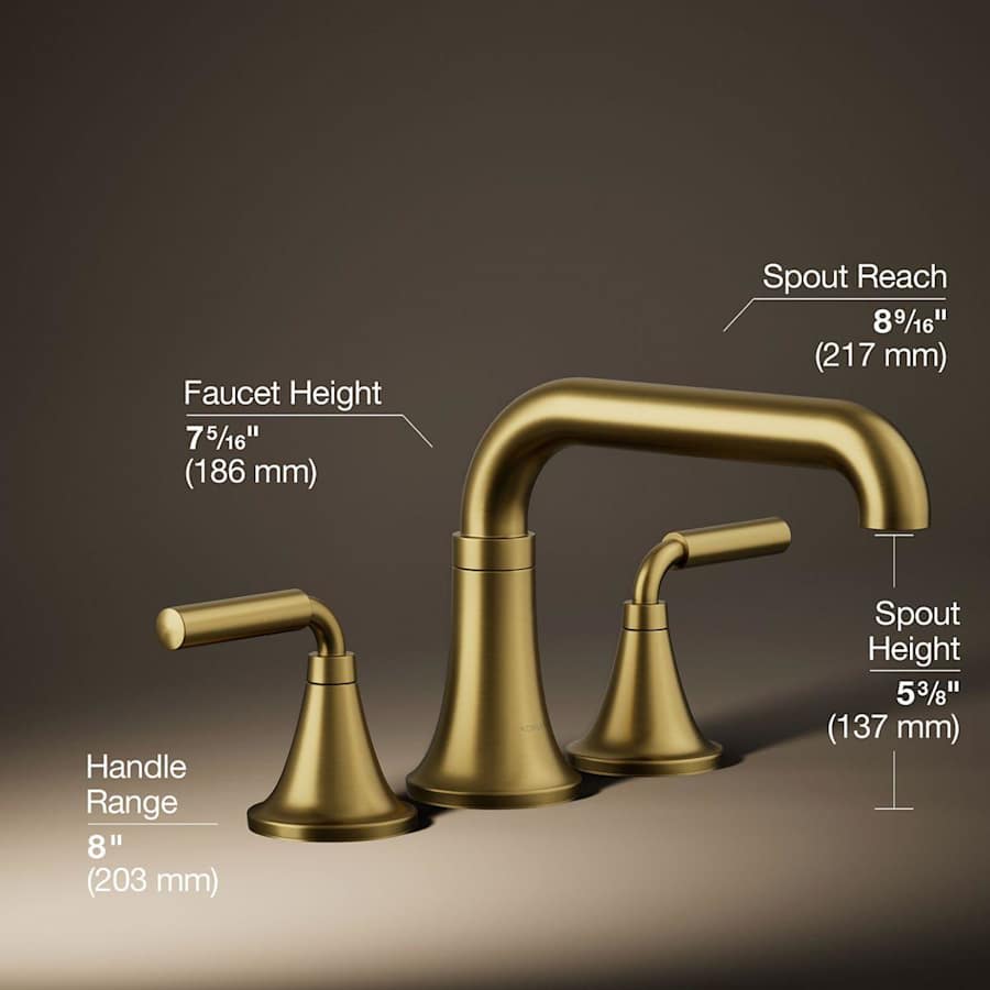 Tone Deck Mounted Roman Tub Filler