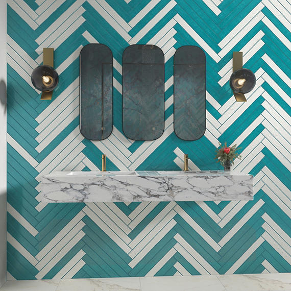 Artistic Reflections Matte Artic Hexagon 3X3 Matte
