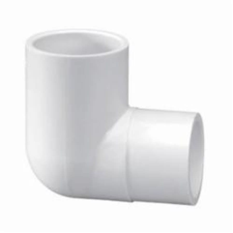 Street 90 deg Elbow, 1-1/4 in, Spigot x Socket, SCH 40/STD, PVC