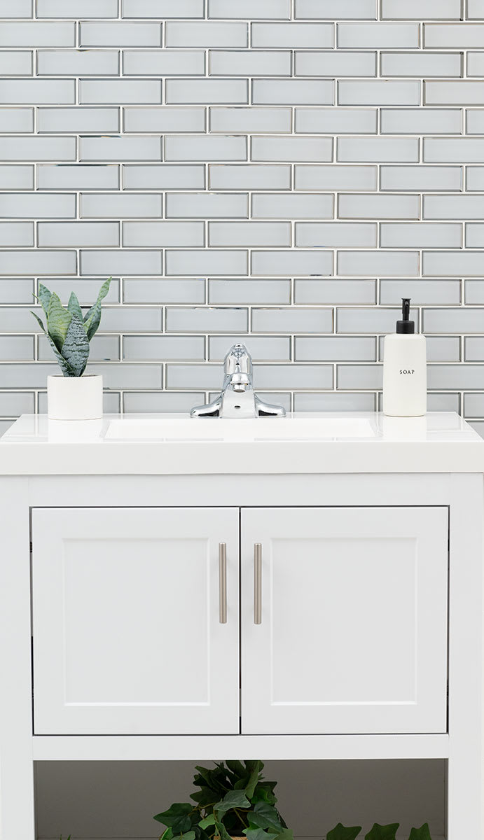 Ice Bevel Subway Tile