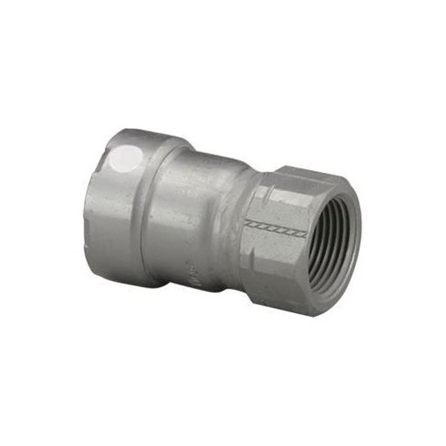 Carbon Steel Female Adapter, 1-1/4 in, Press x FNPT, Import