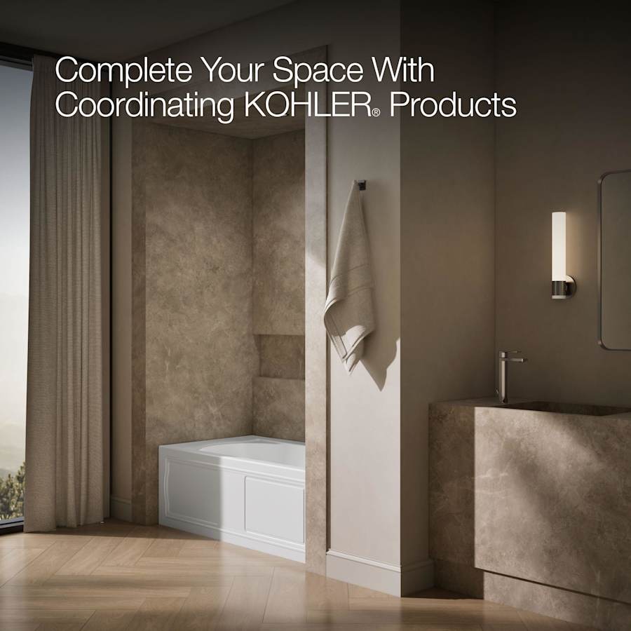 Devonshire Collection 60" Three Wall Alcove Soaking Bath Tub with Right Hand Drain