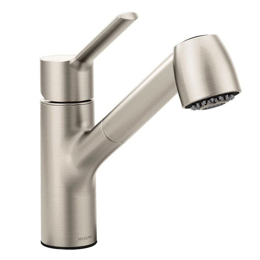 Method™ Kitchen Faucet, Deck Mount, ADA, 1 Lever Handle, 1 or 3-Hole, Spot Resist Stainless